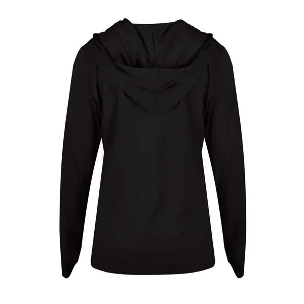 B-Core Womens Long Sleeve Hood... from ASI 89380 Staton Corporate and Casual