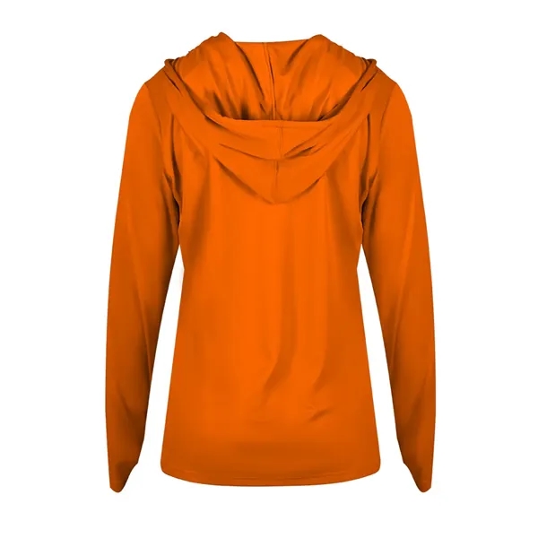 B-Core Womens Long Sleeve Hood... from ASI 89380 Staton Corporate and Casual