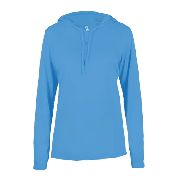 B-Core Womens Long Sleeve Hood... from ASI 89380 Staton Corporate and Casual