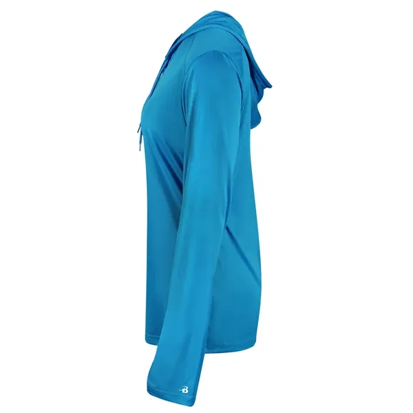 B-Core Womens Long Sleeve Hood... from ASI 89380 Staton Corporate and Casual