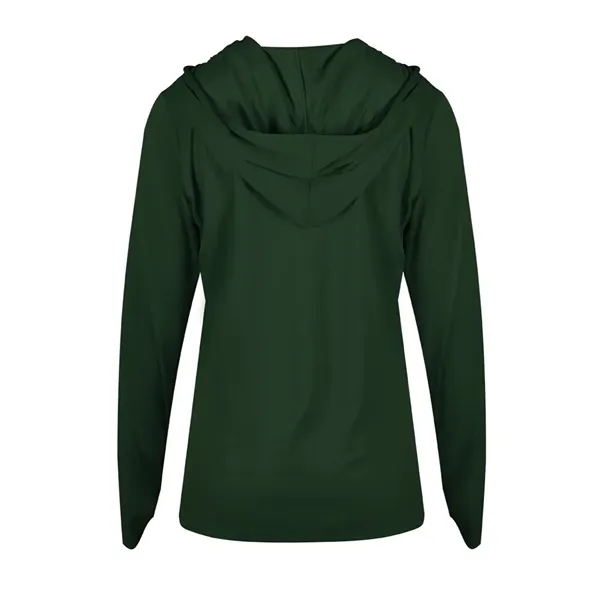 B-Core Womens Long Sleeve Hood... from ASI 89380 Staton Corporate and Casual