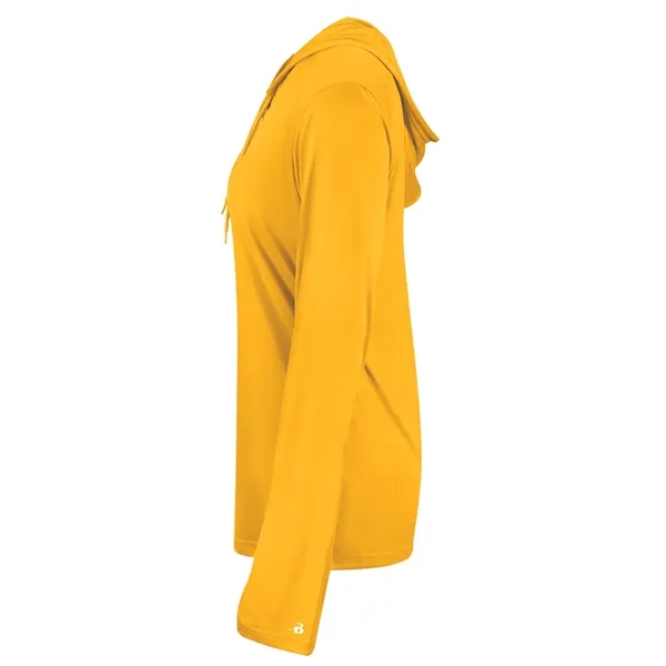 B-Core Womens Long Sleeve Hood... from ASI 89380 Staton Corporate and Casual