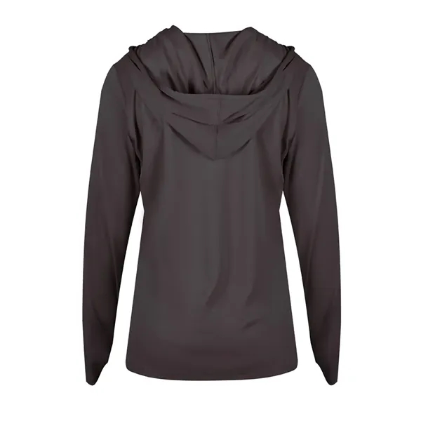 B-Core Womens Long Sleeve Hood... from ASI 89380 Staton Corporate and Casual
