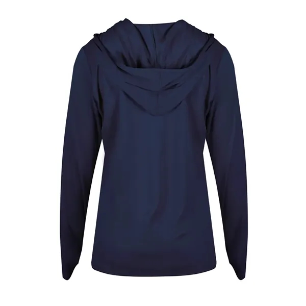 B-Core Womens Long Sleeve Hood... from ASI 89380 Staton Corporate and Casual