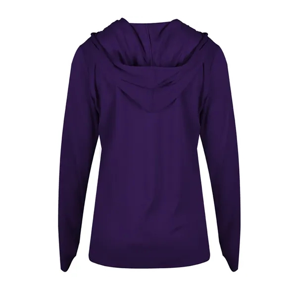 B-Core Womens Long Sleeve Hood... from ASI 89380 Staton Corporate and Casual
