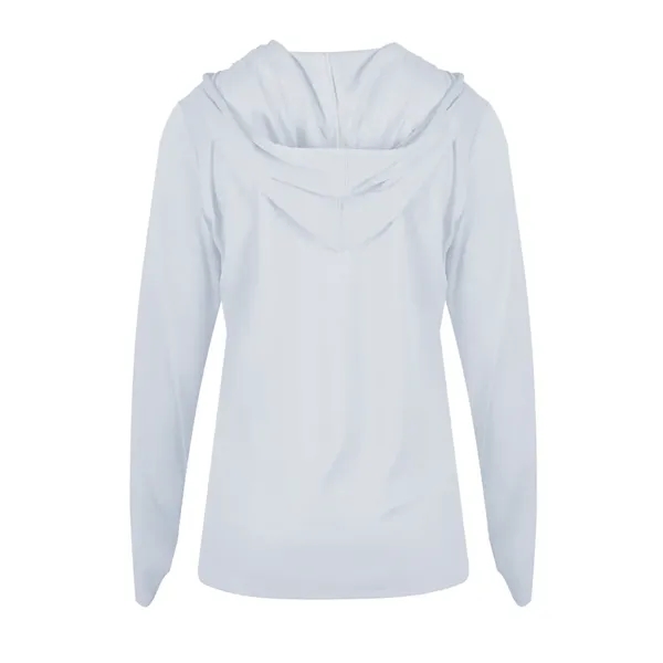 B-Core Womens Long Sleeve Hood... from ASI 89380 Staton Corporate and Casual
