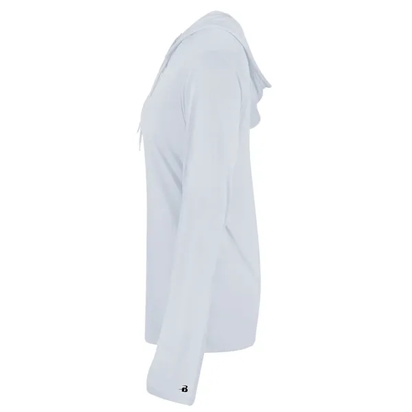 B-Core Womens Long Sleeve Hood... from ASI 89380 Staton Corporate and Casual