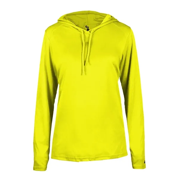 B-Core Womens Long Sleeve Hood... from ASI 89380 Staton Corporate and Casual