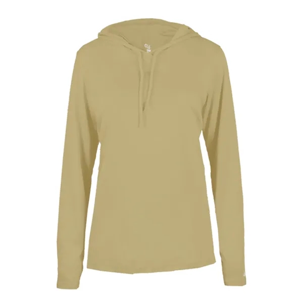 B-Core Womens Long Sleeve Hood... from ASI 89380 Staton Corporate and Casual