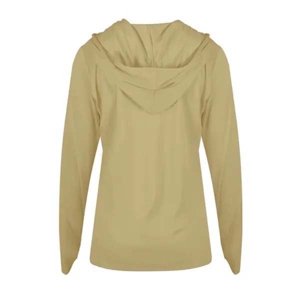 B-Core Womens Long Sleeve Hood... from ASI 89380 Staton Corporate and Casual