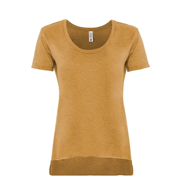 Women's relaxed fit poly-cotton blended t-shirt with scoop neckline, baby rib,... from ASI 89380 Staton Corporate and Casual