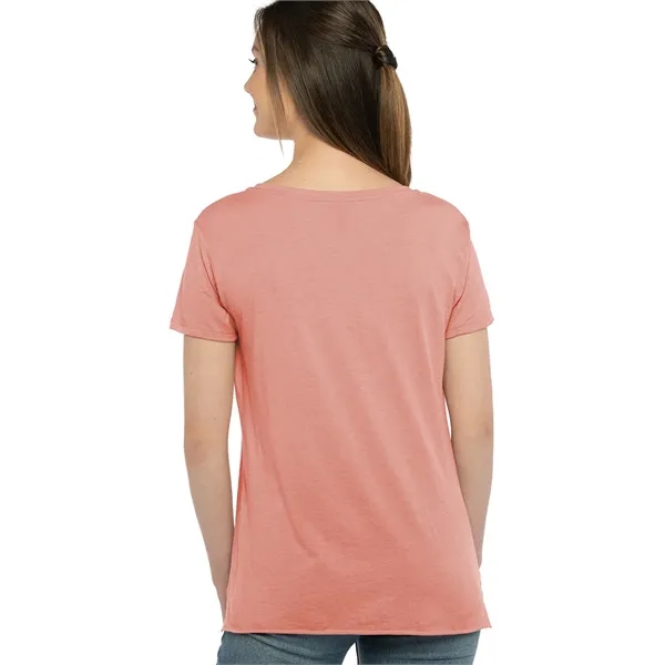 Women's relaxed fit poly-cotton blended t-shirt with scoop neckline, baby rib,... from ASI 89380 Staton Corporate and Casual