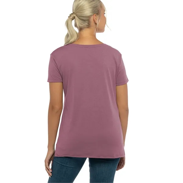 Women's relaxed fit poly-cotton blended t-shirt with scoop neckline, baby rib,... from ASI 89380 Staton Corporate and Casual