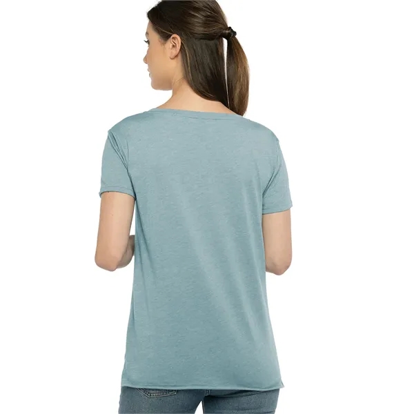 Women's relaxed fit poly-cotton blended t-shirt with scoop neckline, baby rib,... from ASI 89380 Staton Corporate and Casual