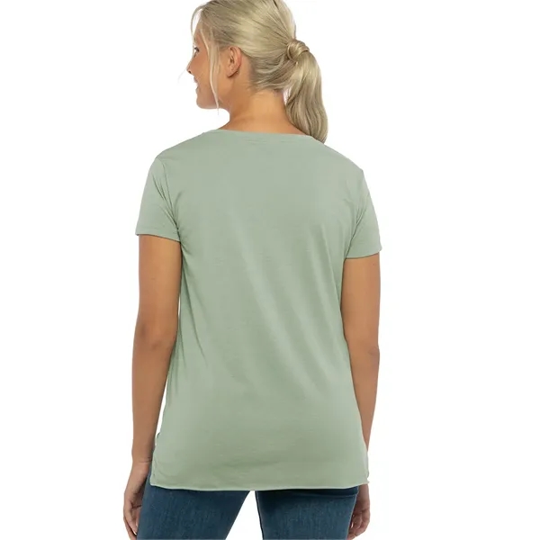 Women's relaxed fit poly-cotton blended t-shirt with scoop neckline, baby rib,... from ASI 89380 Staton Corporate and Casual