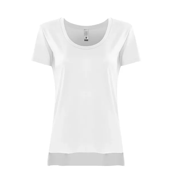 Women's relaxed fit poly-cotton blended t-shirt with scoop neckline, baby rib,... from ASI 89380 Staton Corporate and Casual