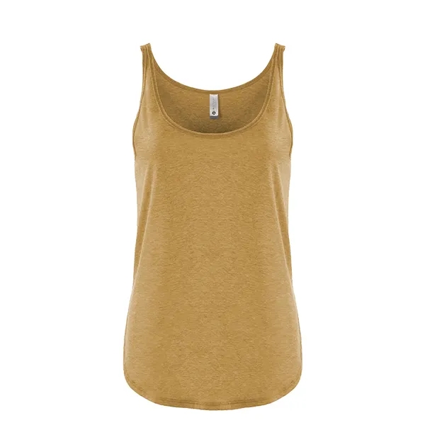 Women's poly-cotton blended tank top with scoop neckline, hemmed neck and... from ASI 89380 Staton Corporate and Casual