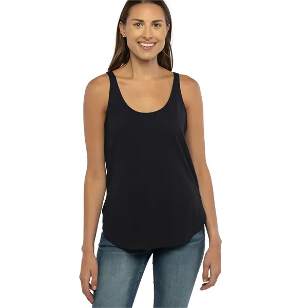 Women's poly-cotton blended tank top with scoop neckline, hemmed neck and... from ASI 89380 Staton Corporate and Casual