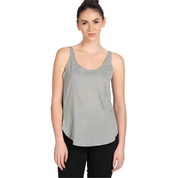 Women's poly-cotton blended tank top with scoop neckline, hemmed neck and... from ASI 89380 Staton Corporate and Casual