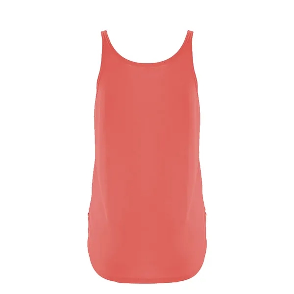 Women's poly-cotton blended tank top with scoop neckline, hemmed neck and... from ASI 89380 Staton Corporate and Casual