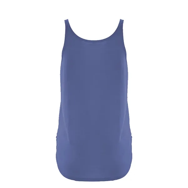Women's poly-cotton blended tank top with scoop neckline, hemmed neck and... from ASI 89380 Staton Corporate and Casual