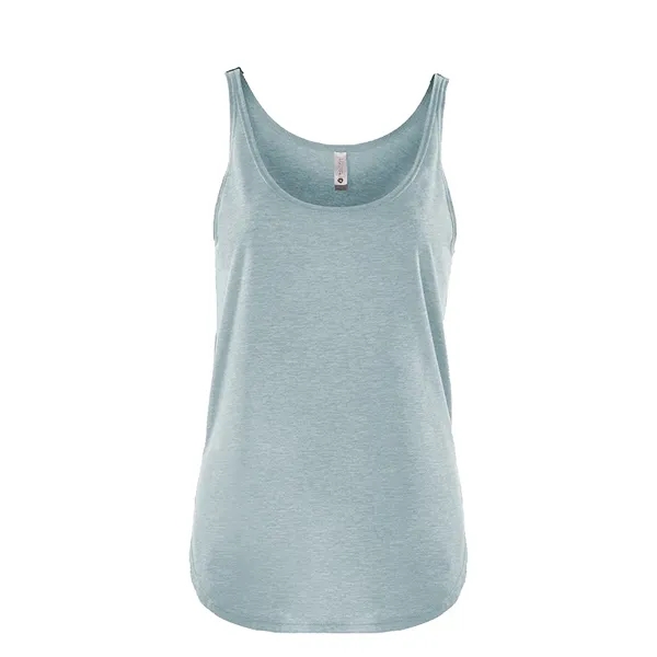 Women's poly-cotton blended tank top with scoop neckline, hemmed neck and... from ASI 89380 Staton Corporate and Casual