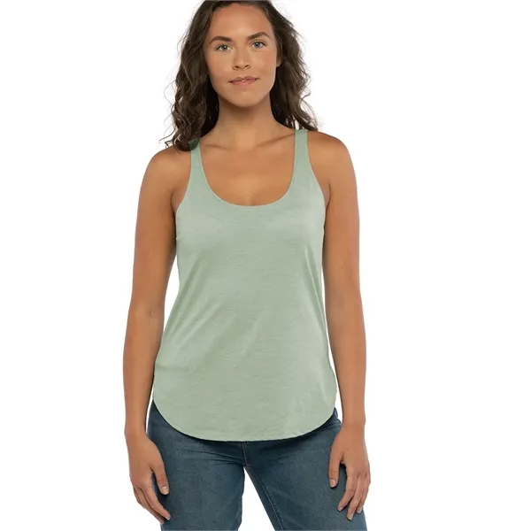 Women's poly-cotton blended tank top with scoop neckline, hemmed neck and... from ASI 89380 Staton Corporate and Casual