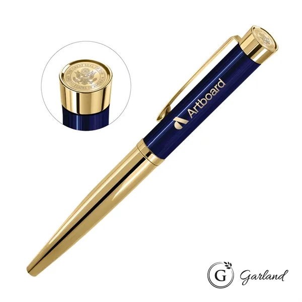 Garland® Executive Custom Emblem Monogram Rollerball Pen... from ASI 84592 St Regis Group