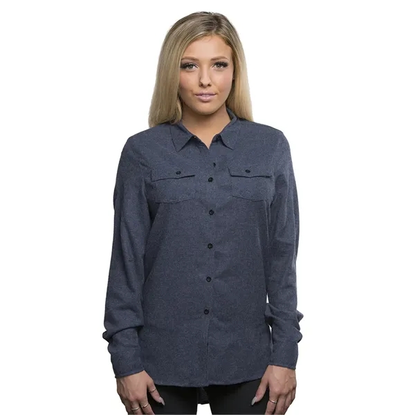 Ladies Solid Flannel... from ASI 89380 Staton Corporate and Casual