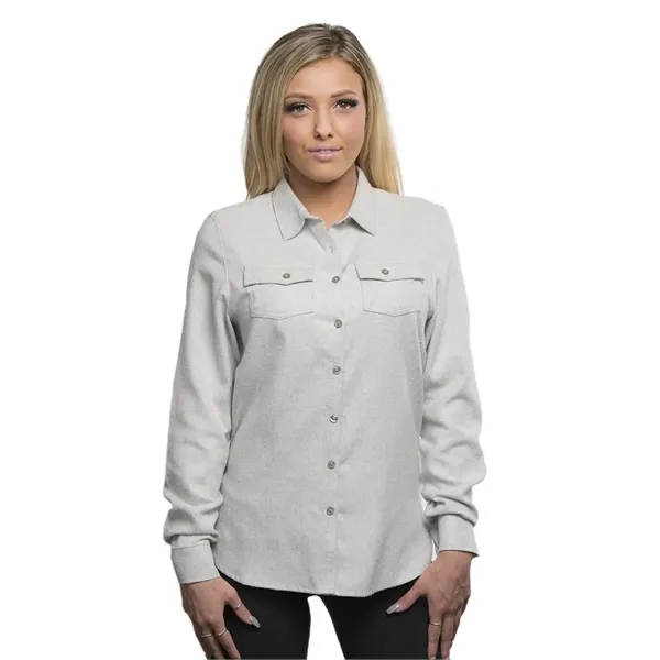 Ladies Solid Flannel... from ASI 89380 Staton Corporate and Casual