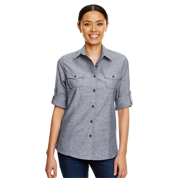 Ladies Long Sleeve Chambray... from ASI 89380 Staton Corporate and Casual
