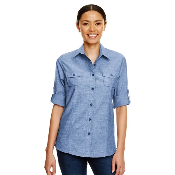 Ladies Long Sleeve Chambray... from ASI 89380 Staton Corporate and Casual