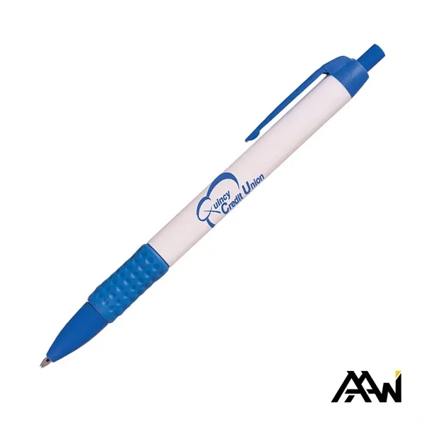 The Widebody Grip Pen w/Glossy White Barrel features a smooth gloss... from ASI 84592 St Regis Group
