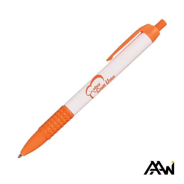 The Widebody Grip Pen w/Glossy White Barrel features a smooth gloss... from ASI 84592 St Regis Group