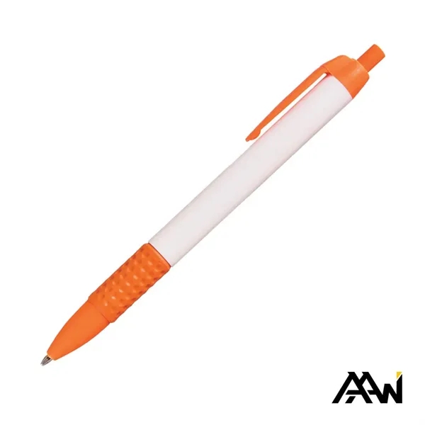The Widebody Grip Pen w/Glossy White Barrel features a smooth gloss... from ASI 84592 St Regis Group