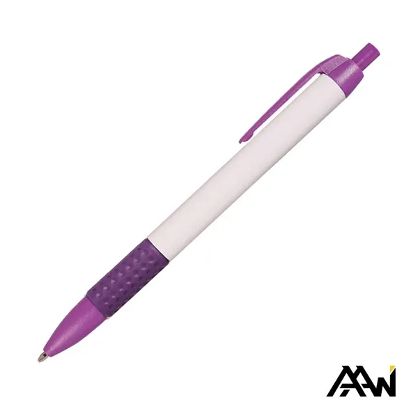 The Widebody Grip Pen w/Glossy White Barrel features a smooth gloss... from ASI 84592 St Regis Group