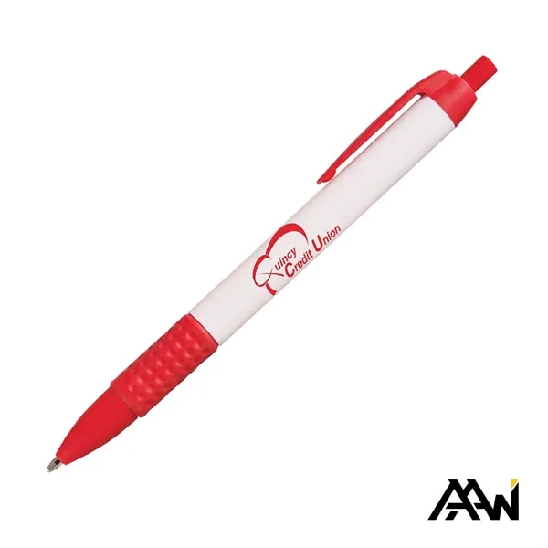 The Widebody Grip Pen w/Glossy White Barrel features a smooth gloss... from ASI 84592 St Regis Group