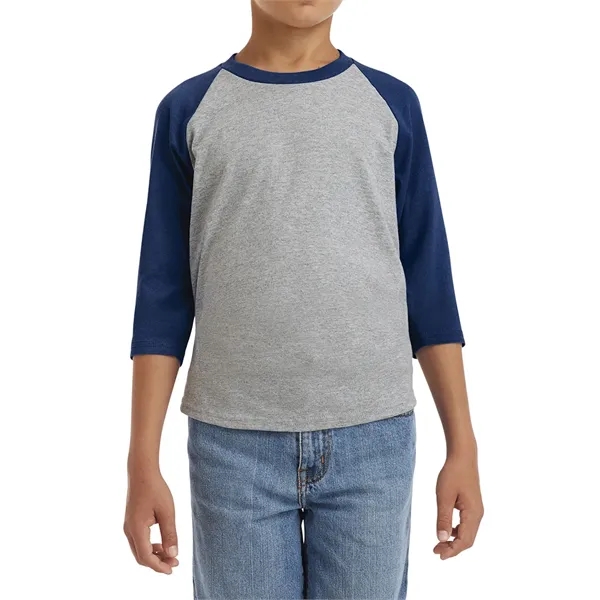 Youth 3/4 Sleeve Raglan Tee... from ASI 89380 Staton Corporate and Casual
