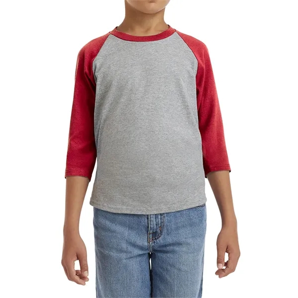 Youth 3/4 Sleeve Raglan Tee... from ASI 89380 Staton Corporate and Casual