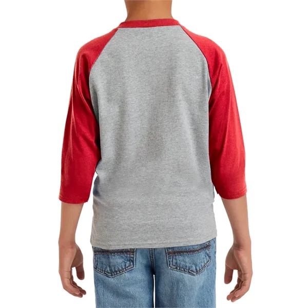 Youth 3/4 Sleeve Raglan Tee... from ASI 89380 Staton Corporate and Casual