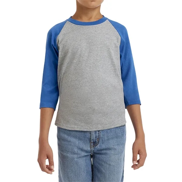 Youth 3/4 Sleeve Raglan Tee... from ASI 89380 Staton Corporate and Casual