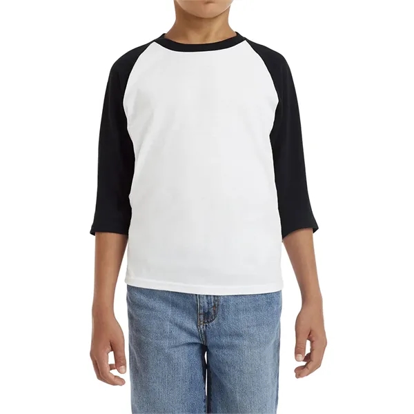 Youth 3/4 Sleeve Raglan Tee... from ASI 89380 Staton Corporate and Casual