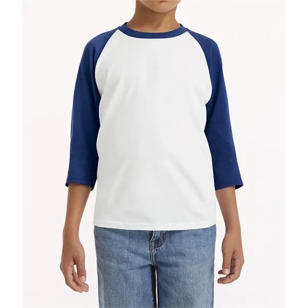 Youth 3/4 Sleeve Raglan Tee... from ASI 89380 Staton Corporate and Casual
