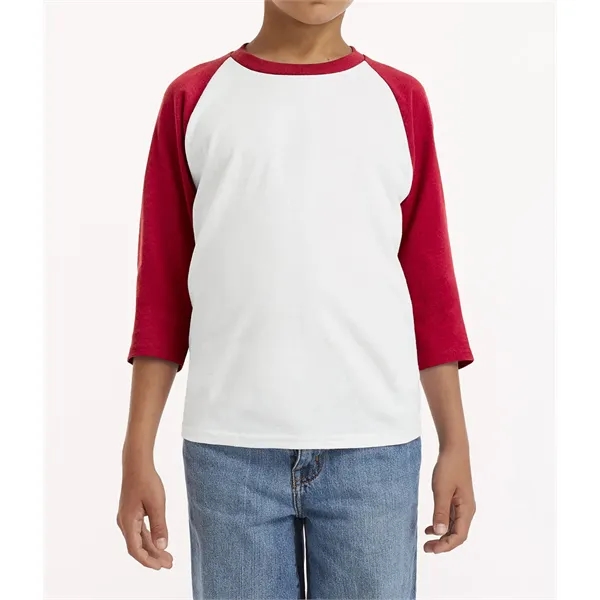 Youth 3/4 Sleeve Raglan Tee... from ASI 89380 Staton Corporate and Casual