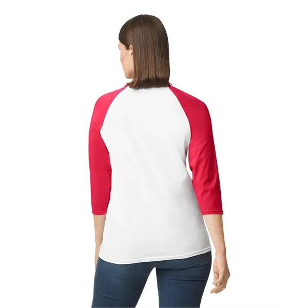 Gildan Heavy Cotton™ Adult 3/4 Raglan Tee.  5.3 ounce.... from ASI 89380 Staton Corporate and Casual / Staton®