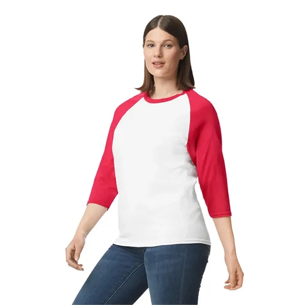 Gildan Heavy Cotton™ Adult 3/4 Raglan Tee.  5.3 ounce.... from ASI 89380 Staton Corporate and Casual / Staton®