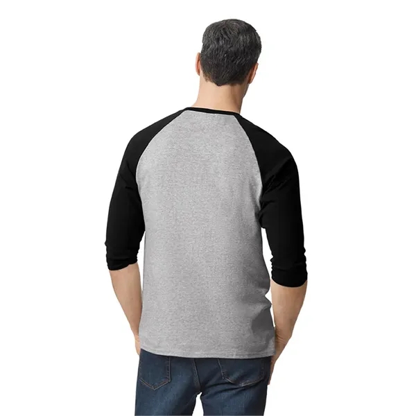 Gildan Heavy Cotton™ Adult 3/4 Raglan Tee.  5.3 ounce.... from ASI 89380 Staton Corporate and Casual / Staton®