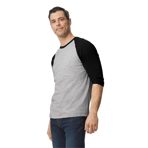 Gildan Heavy Cotton™ Adult 3/4 Raglan Tee.  5.3 ounce.... from ASI 89380 Staton Corporate and Casual / Staton®