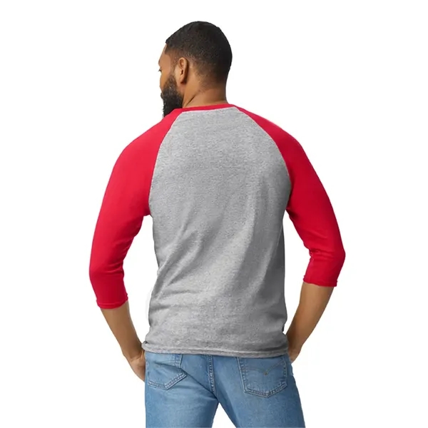 Gildan Heavy Cotton™ Adult 3/4 Raglan Tee.  5.3 ounce.... from ASI 89380 Staton Corporate and Casual / Staton®
