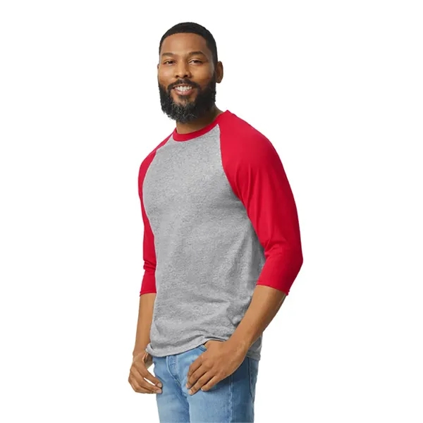 Gildan Heavy Cotton™ Adult 3/4 Raglan Tee.  5.3 ounce.... from ASI 89380 Staton Corporate and Casual / Staton®